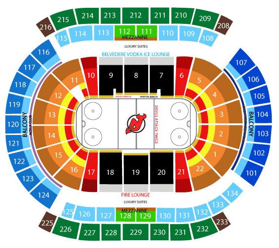 Nj Devils Stadium Seating Chart