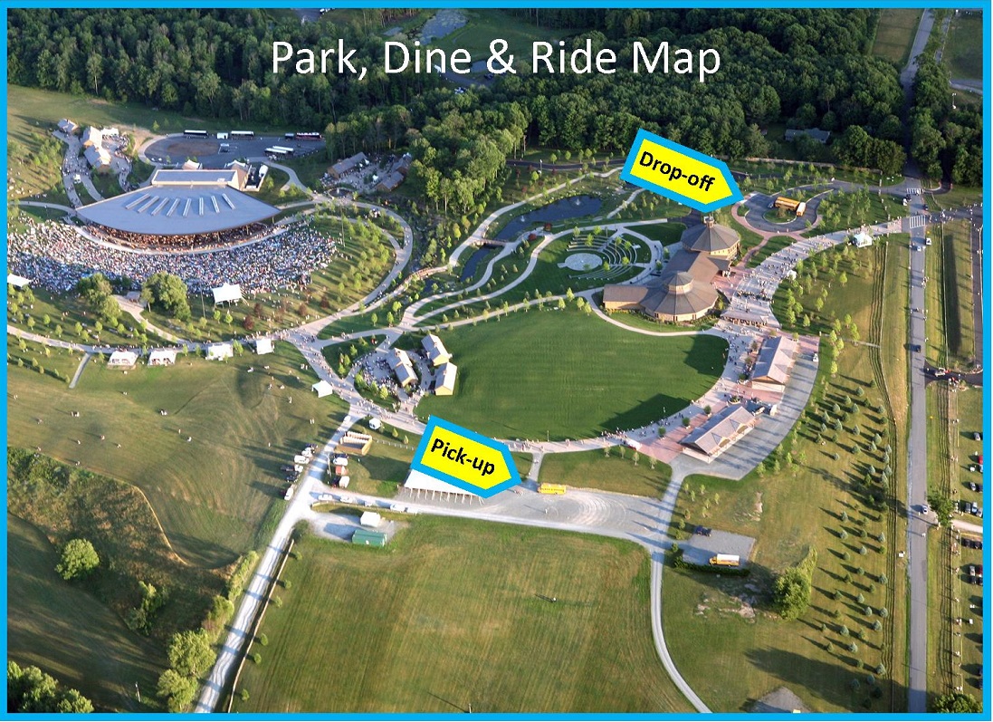 Park Dine Ride Drop Off Pick Up Map 