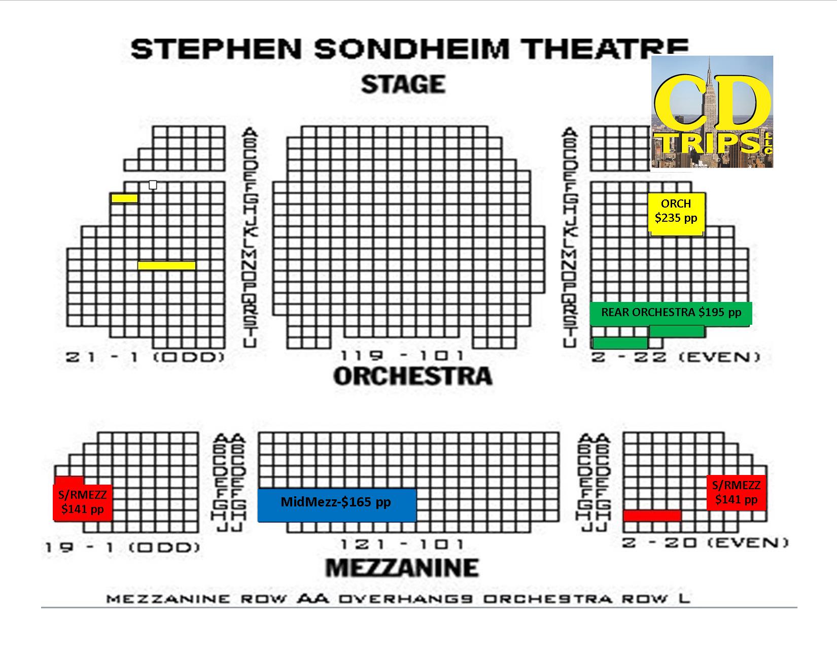 Stephen Sondheim Theatre Seating Map | Brokeasshome.com